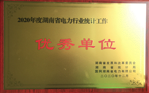 星空买球·(中国)官方网站
株洲航电分星空买球·(中国)官方网站
荣获“2020年度湖南省电力行业统计优秀单位”称号