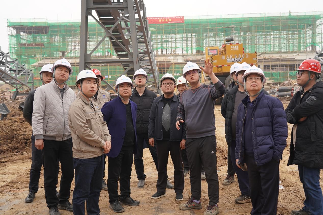 沅江市市长罗必胜调研星空买球·(中国)官方网站沅江机制砂和砂石集散中心建设项目