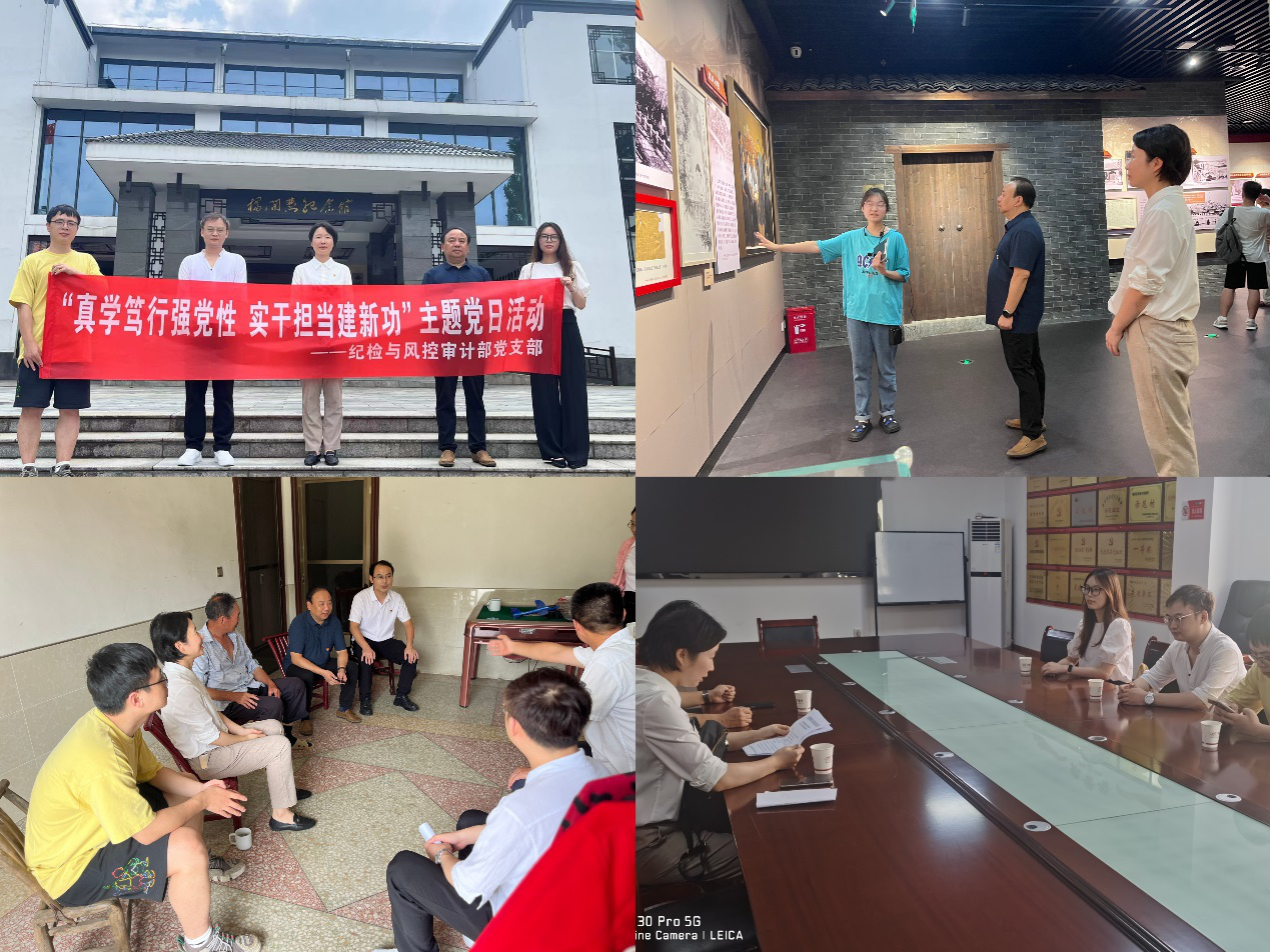 星空买球·(中国)官方网站纪检与风控审计部党支部开展“真学笃行强党性 实干担当建新功”主题党日活动