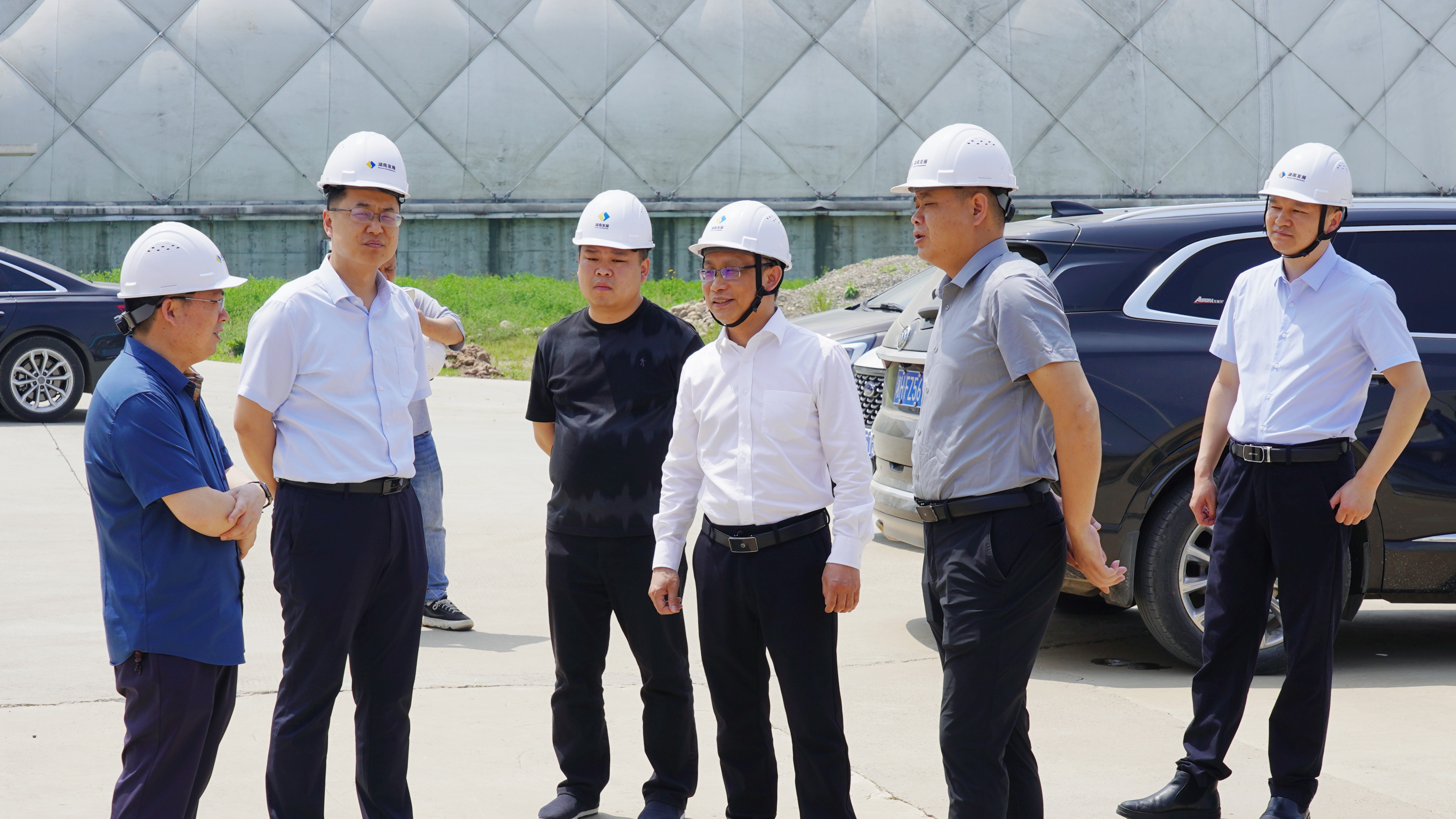 益阳市发改委一行调研星空买球·(中国)官方网站机制砂项目