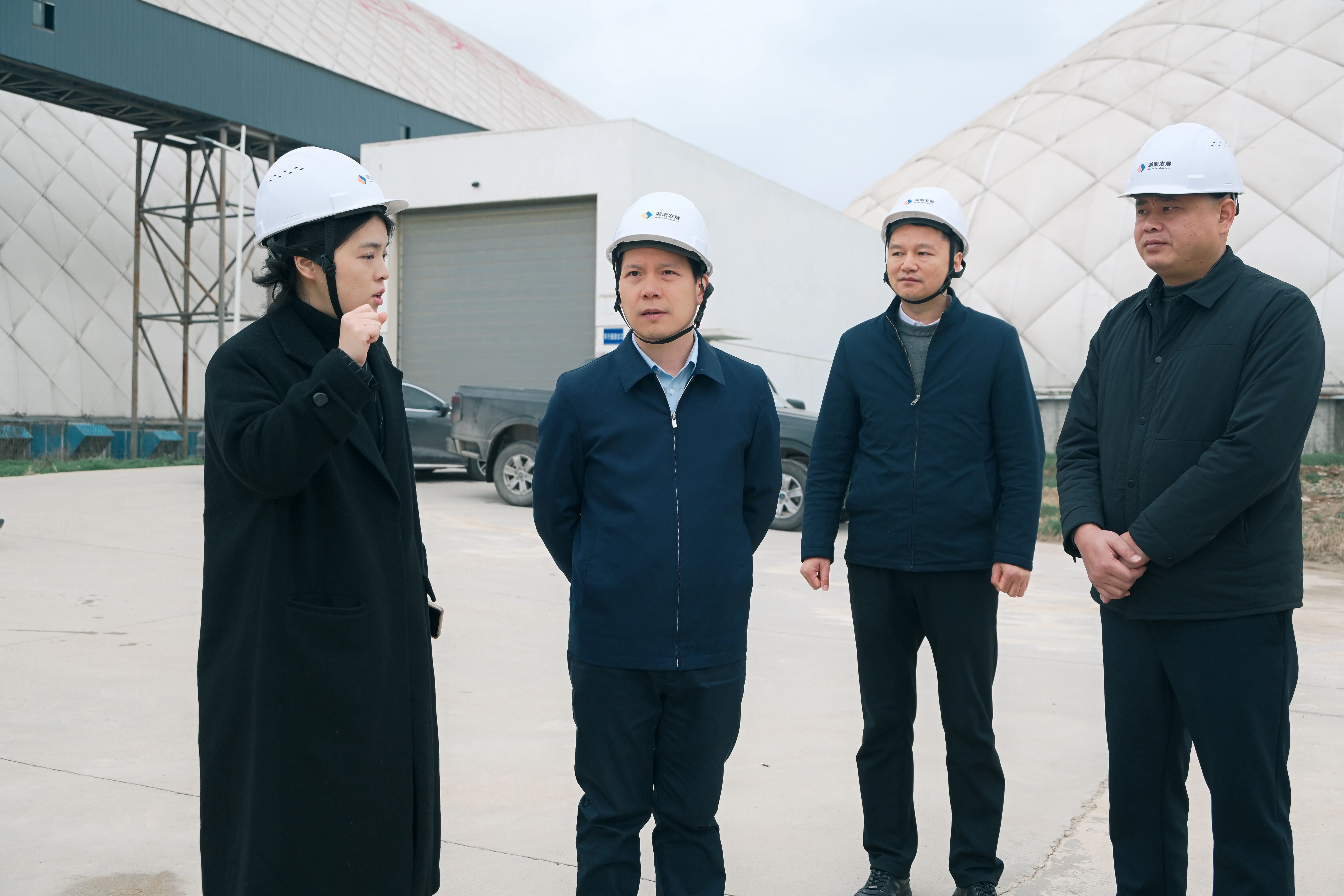 廖江华调研星空买球·(中国)官方网站机制砂和砂石集散中心项目
